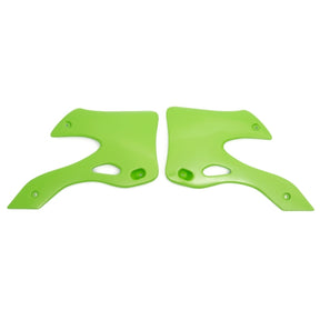 POLISPORT RADIATOR SCOOP KX125-KX250 99-02. Green - Driven Powersports