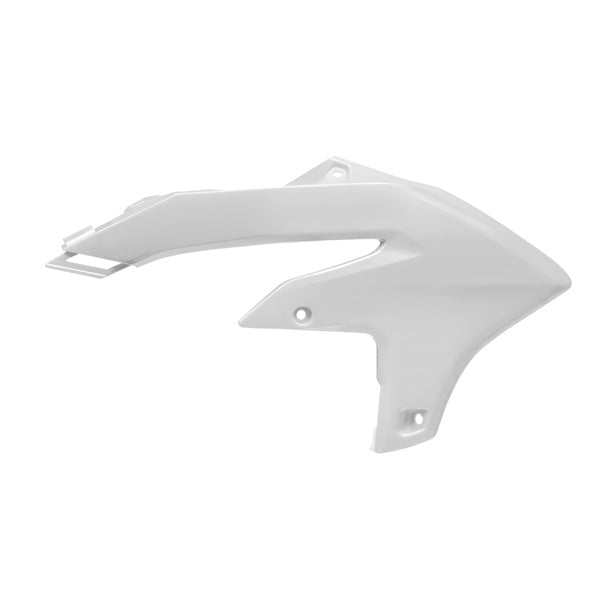 Polisport Radiator Scoop For Yamaha White - Driven Powersports