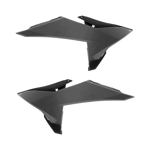 Polisport Radiator Scoop For Ktm Gray/Black - Driven Powersports