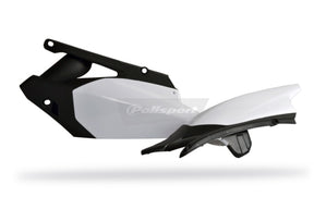 POLISPORT SIDE PANELS YZ450F (10-13) Black/White - Driven Powersports