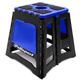 POLISPORT FOLDABLE BIKE STAND Black/Blue - Driven Powersports