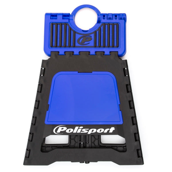 POLISPORT FOLDABLE BIKE STAND Black/Blue - Driven Powersports