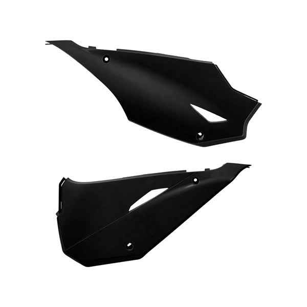 Polisport Side Panels For Kawasaki KX125/KX250/KX250F Black - Driven Powersports