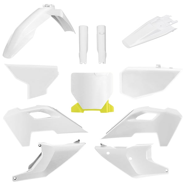 Polisport Side Panels For Yamaha Black/White - Driven Powersports