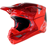 ALPINESTARS HELMET SM10 FLOOD Red Front - Driven Powersports