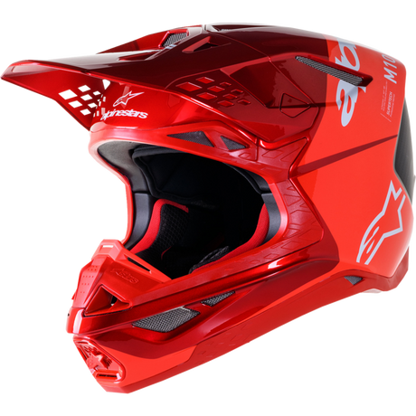 ALPINESTARS HELMET SM10 FLOOD Red Front - Driven Powersports