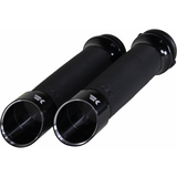 KHROME WERKS GRIP CUSTOM EDGE TBW Blue Front - Driven Powersports