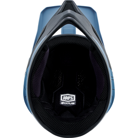 100% STATUS HELMET Drop/Steel Blue Bottom - Driven Powersports