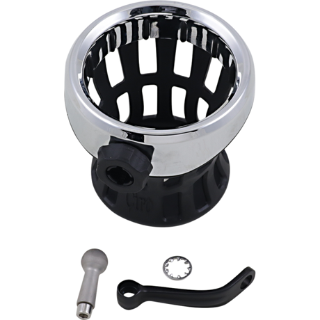 CIRO LLC Drink Holder BLK W/ MOUNT Mirror Front - Driven Powersports