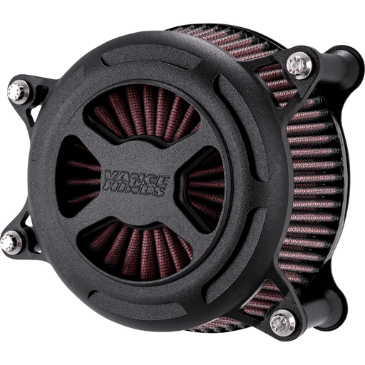 VANCE & HINES 91-22 AIR CLEANER V02X BWKL Front - Driven Powersports