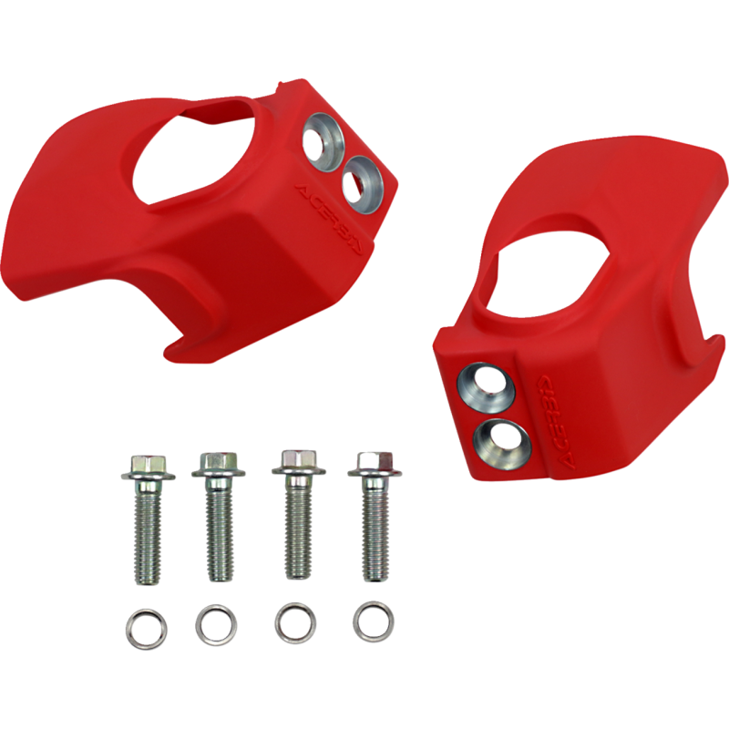 ACERBIS Fork Shoe Protectors BETA RR 2T 125-300, RR 4T 350-498, Red Front - Driven Powersports