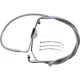 DRAG SPECIALTIES 08-13 FLHT FRT WO/ABS S/S BR/LINE +4 Front - Driven Powersports