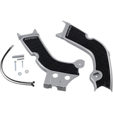 ACERBIS FRAME GRDS HON Silver/Black Front - Driven Powersports