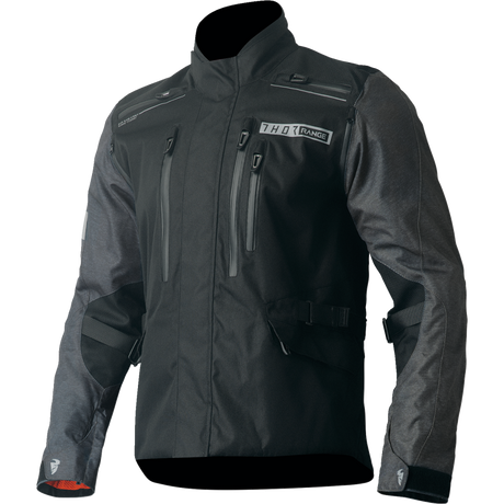 THOR JACKET RANGE Black/Heather Front - Driven Powersports