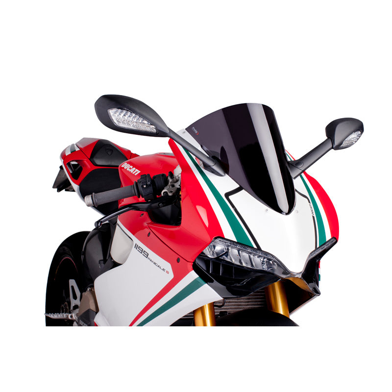 RACING WINDSCREEN DUCATI CLEAR Dark Smoke - Driven Powersports