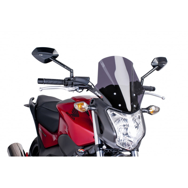 PUIG RACING WINDSCREEN HONDA DARK SMOKE Dark Smoke - Driven Powersports