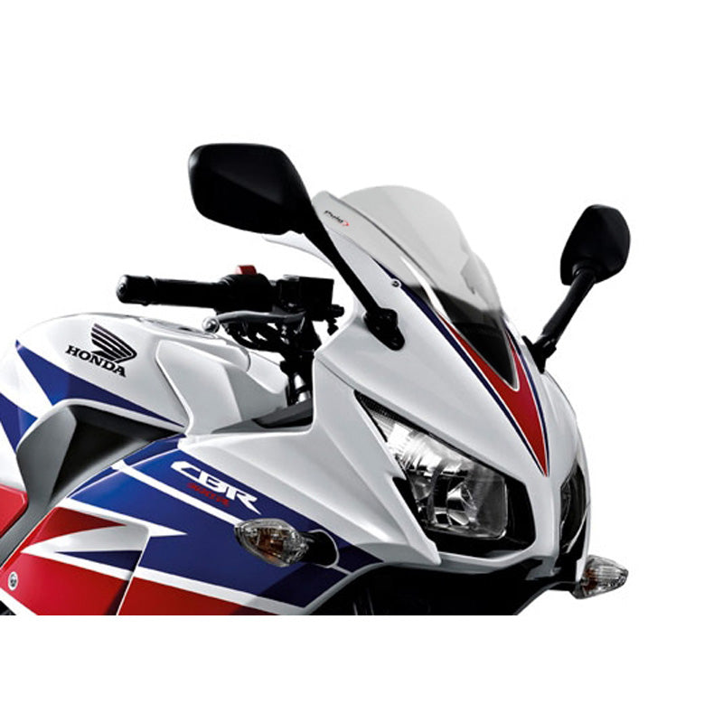 PUIG RACING WINDSCREEN CBR300R 14 CLEAR Clear - Driven Powersports