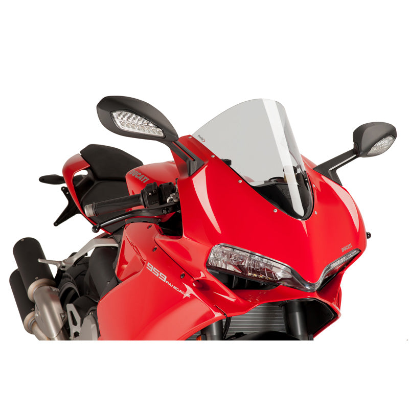 RACING WINDSCREEN 1299 PANIGALE CLEAR Clear - Driven Powersports
