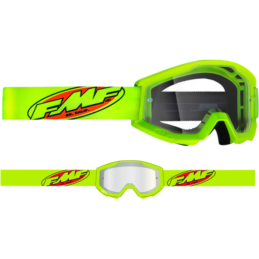 FMF POWERCORE YOUTH GOGGLE CORE - CLEAR LENS Front