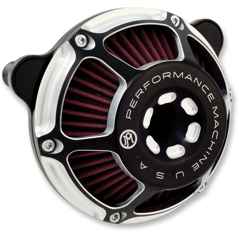 PERFORMANCE MACHINE 93-06CV/01-17 EFI MAX HP A/CLEANER C/CUT 3/4 Front - Driven Powersports