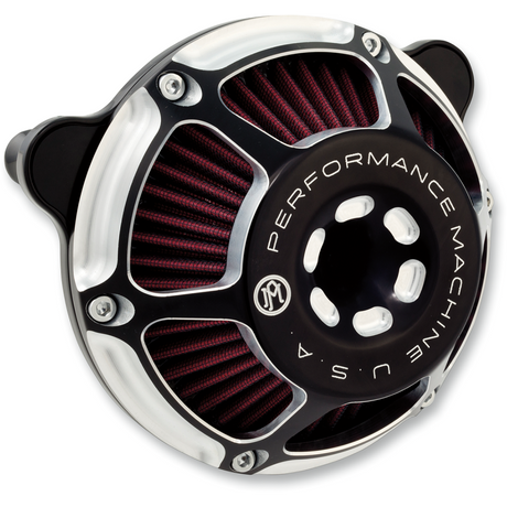 PERFORMANCE MACHINE 93-06CV/01-17 EFI MAX HP A/CLEANER C/CUT 3/4 Front - Driven Powersports