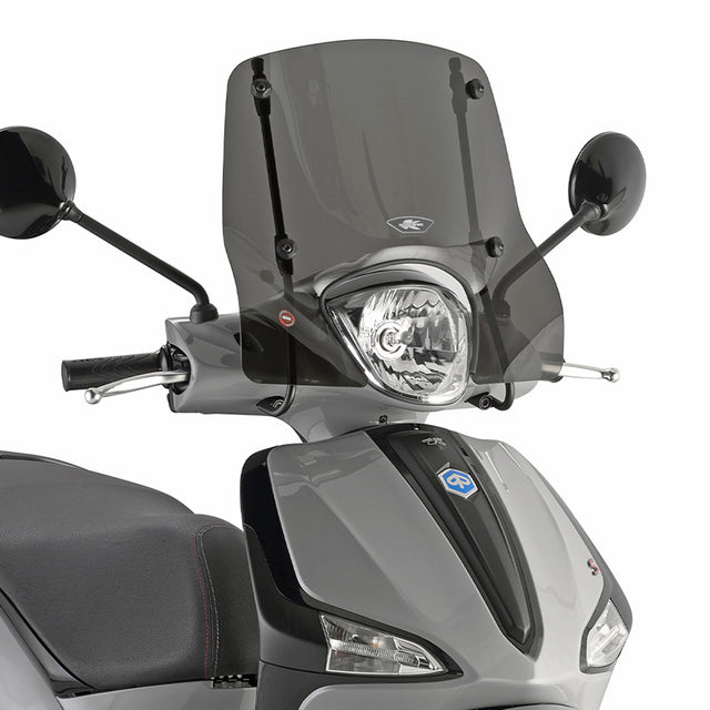 107SK Windshield - Smoke - Piaggio Liberty 50/150 - Driven Powersports