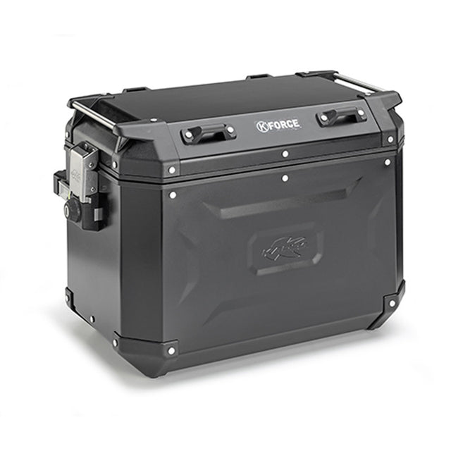 KAPPA KFR48BR K-FORCE CAM-SIDE RIGHT BLACK ALUMINIUM 48L - Driven Powersports