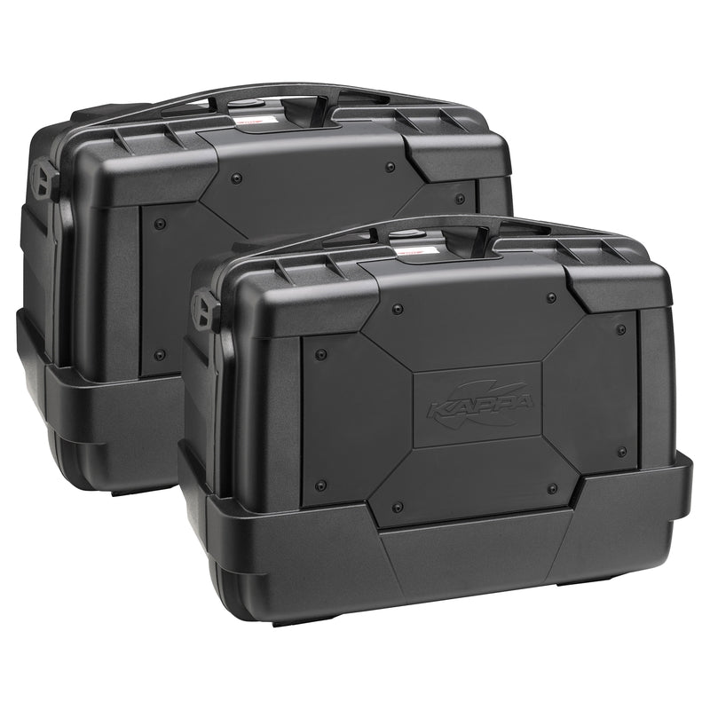 Garda Monokey Side/Top Case 46L 2pcs Black/Black - Driven Powersports