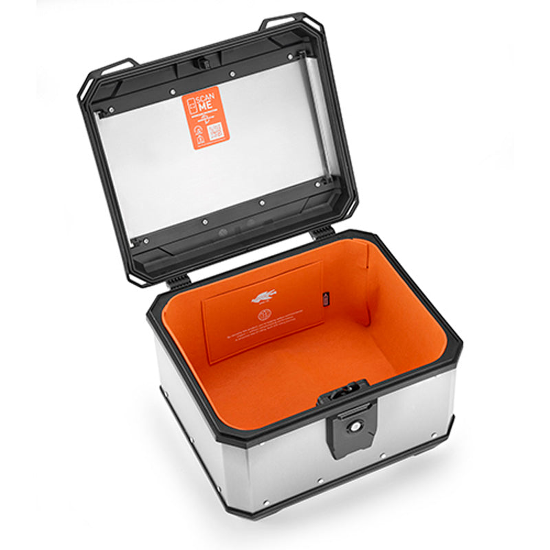 K-Metrobox Monolock Top Case 40L Aluminum - Driven Powersports