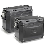 KVG4837B K-VOYAGER CAM-SIDE L/R BLACK ALUMINIUM 48/37L /2PCS Black - Driven Powersports