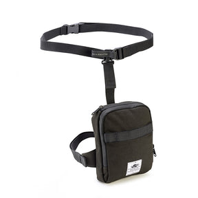 KAPPA RB106R RAMBLER 1L DARK GREEN ECO LEG BAG Dark Green - Driven Powersports