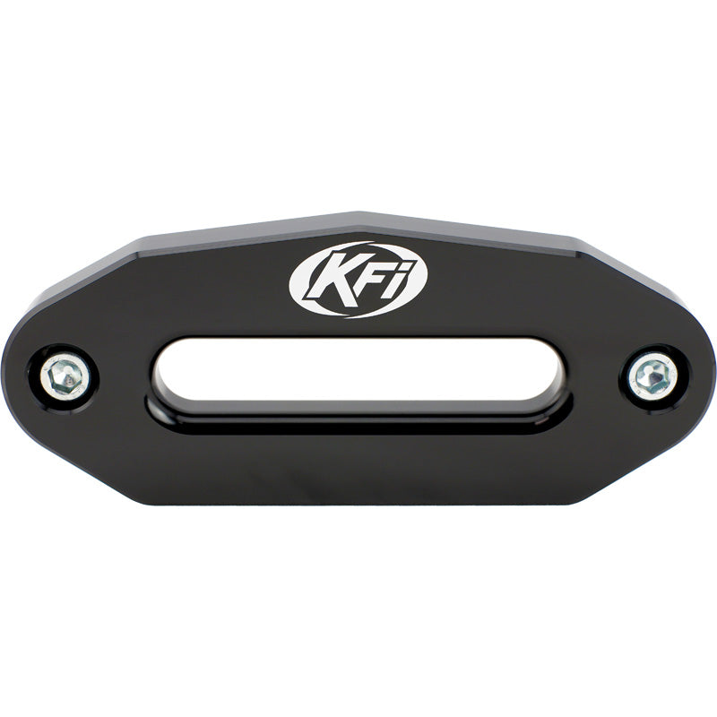 KFI ANODIZED BLACK ALUMINIUM WIDE HAWSE FAIRLEAD Black - Driven Powersports