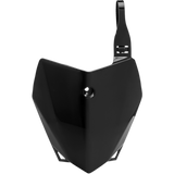 ACERBIS Front # Plate- KLX110/110L:10-22 Black Front - Driven Powersports