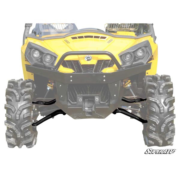 SuperATV High Clearance 1.5" Forward Offset A-Arms w/ Keller Per. Joints (AA-CA-COM-HC-002BK02) - Driven Powersports