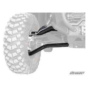 SuperATV Atlas Pro 1.5" Forward Offset A-Arms w/ Keller Perf. Ball Joints (AA-CA-COM-OHC-BK-02) - Driven Powersports