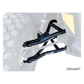 SuperATV High Clearance 2" Forward Offset A-Arms w/ Heavy Duty Ball Joints (AACADEF2HC001BH02) - Driven Powersports