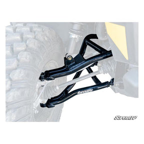 SuperATV High Clearance 2" Forward Offset A-Arms w/ Keller Perf. Joints (AACADEF2HC001BK02) - Driven Powersports