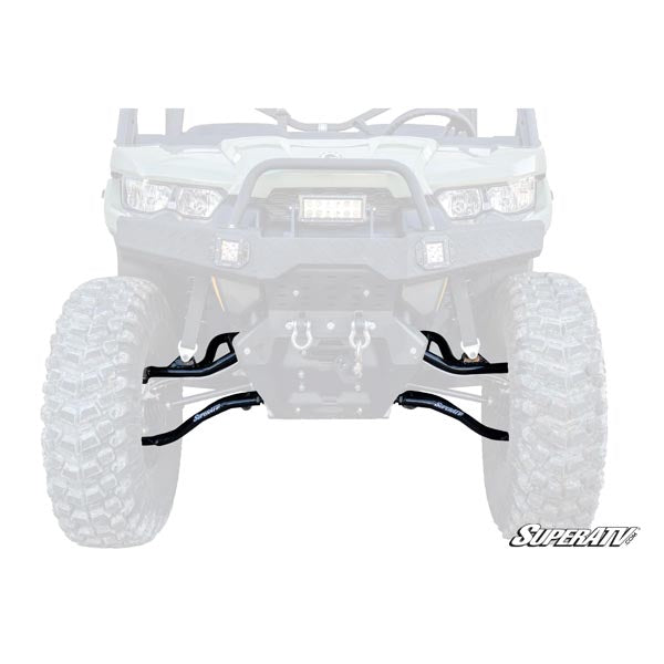 SuperATV BFT Suspension Kit (A-Arms) w/ Keller Perf. Ball Joints (AA-CA-DEF-2-HC-BK-02) - Driven Powersports