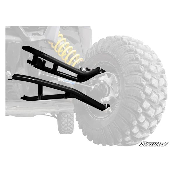 SuperATV High-Clearance A-Arms w/ Black Keller Performance Ball Joints (AA-CA-X3-002-TU-BK02) - Driven Powersports
