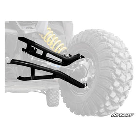 SuperATV High-Clearance A-Arms w/ Black Standard Duty Ball Joints (AA-CA-X3-002-TUBSD02) - Driven Powersports