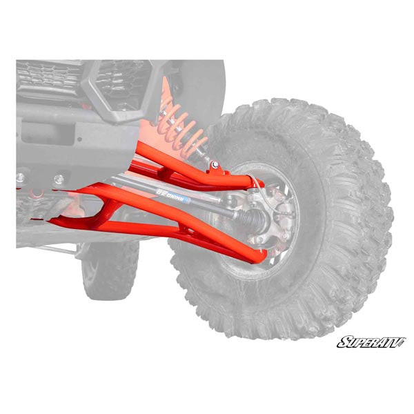 SuperATV Atlas Pro A-Arms - Red w/ Heavy-Duty Ball Joints (AA-CA-X3RS-003HCBH14) - Driven Powersports