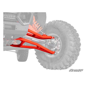 SuperATV Atlas Pro A-Arms - Red w/ Heavy-Duty Ball Joints (AA-CA-X3RS-003HCBH14) - Driven Powersports