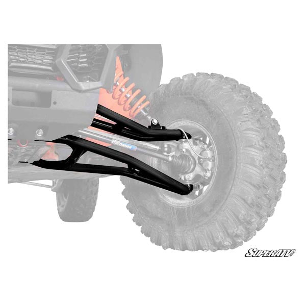 SuperATV Atlas Pro A-Arms - Black w/ Keller Perf. Ball Joints (AA-CA-X3RS-003HCBK02) - Driven Powersports