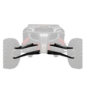 SuperATV Sidewinder A-Arms - Black w/ Keller Perf. Ball Joints (AA-CA-X3XRS-1.5-BK02) - Driven Powersports