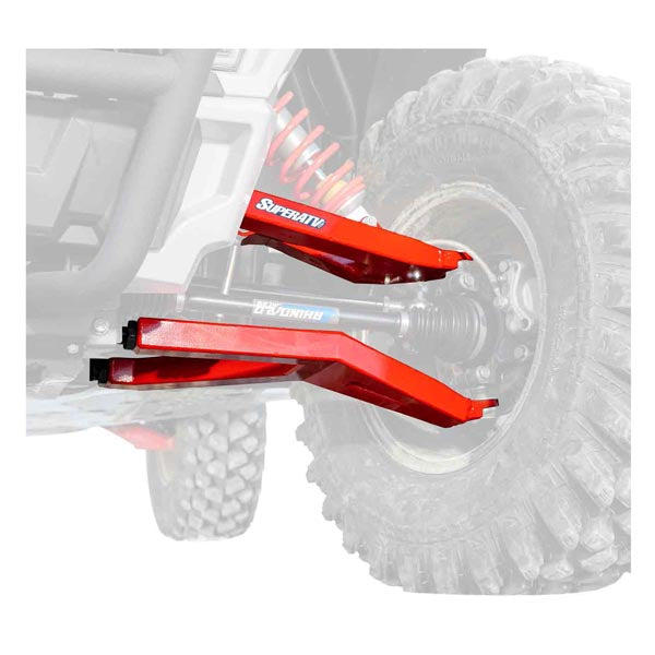 SuperATV 2" Forward Offset Boxed A-Arms w/ Standard Duty Ball Joints (AA-P-RZR900S-WC-BS03) - Driven Powersports