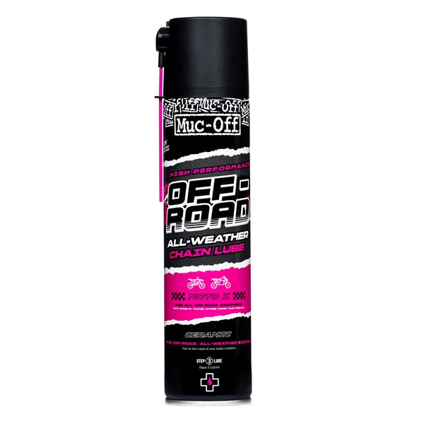 MUC OFF CHAIN LUBE OFF-ROAD 400ML MUC-OFF (20452US) - Driven Powersports