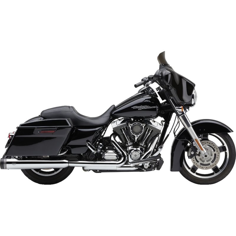 COBRA MUFFLER NH 4.5" FLH Chrome Steel Right Side - Driven Powersports