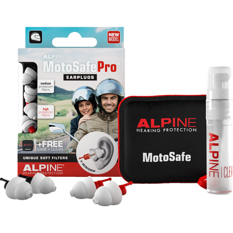 ALPINE HEARING PROTECTION EARPLUGS MOTOSAFE PRO MINIGRIP Front - Driven Powersports