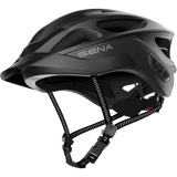 SENA CYCLING HELMET R1 EVO Matte Black Front - Driven Powersports