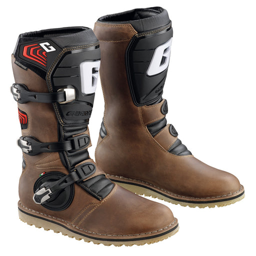 GAERNE BALANCE OILED BOOTS - BROWN OILED (39.5) - Driven Powersports